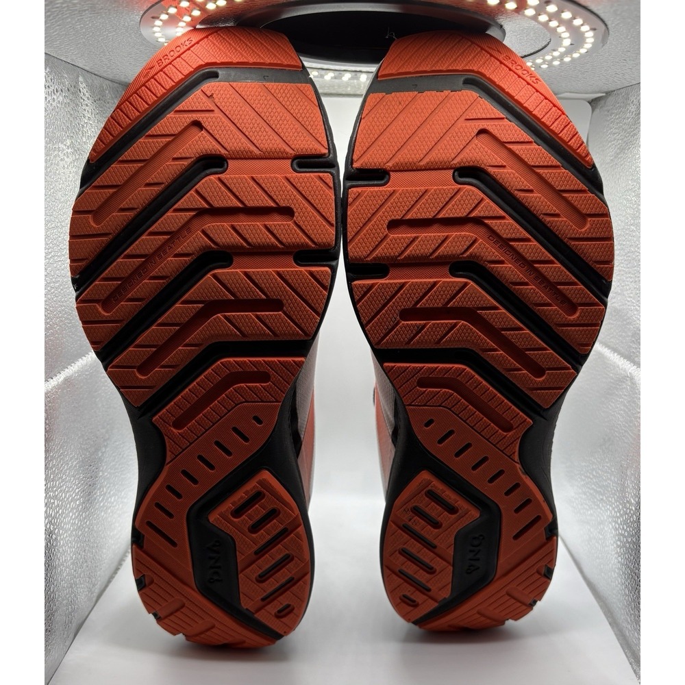 Brooks Men's Launch 8 Running Shoes Size 11.5 D White Orange No Insoles -1425 - Picture 5 of 7